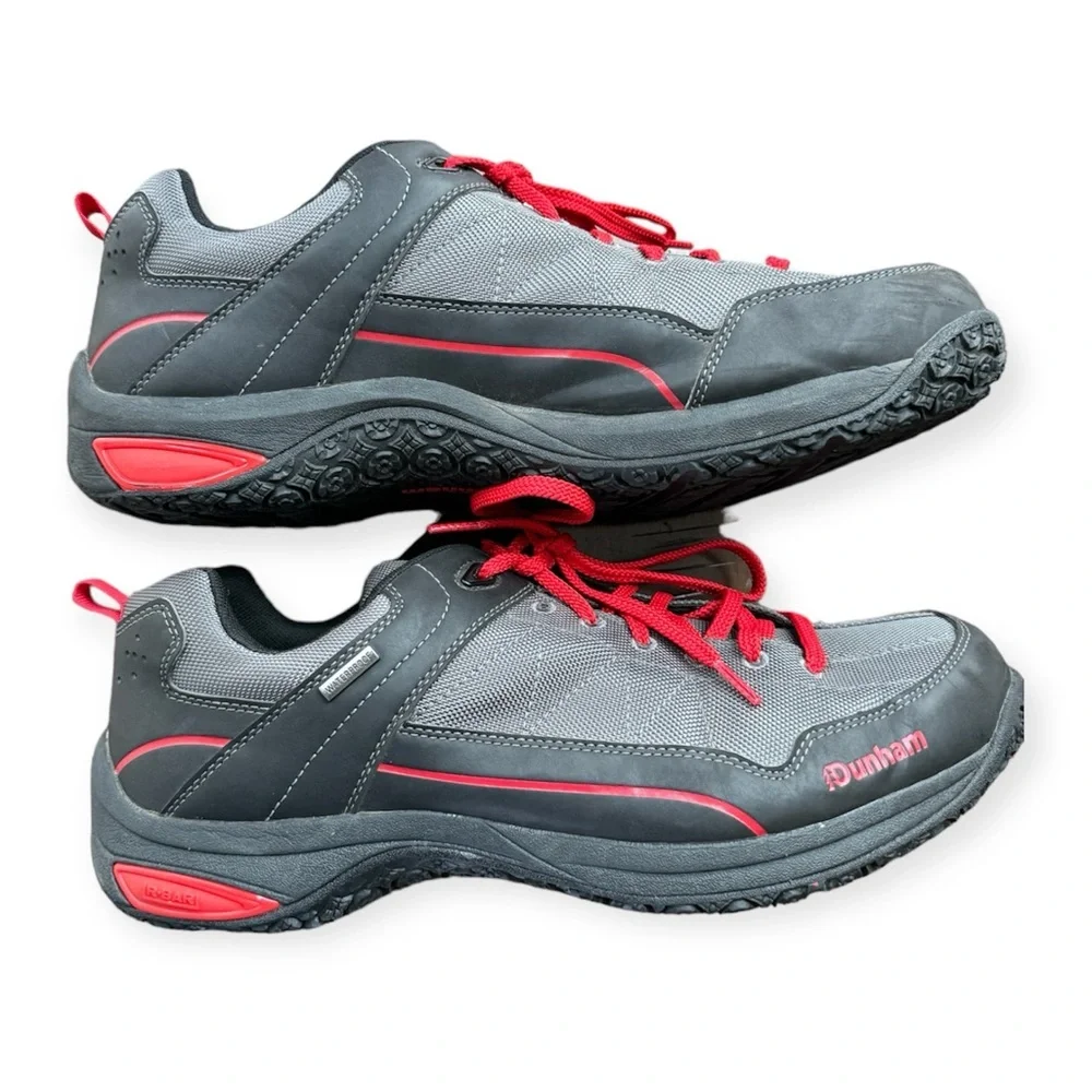 Dunham Men’s Cloud Plus Low Grey Waterproof Hiking Sneaker Size 14